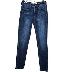 KanCan Women's Skinny Jeans 7/27 Dark Wash Stretch Denim‎